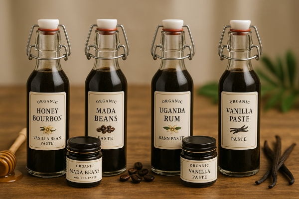 organic vanilla bean pastes